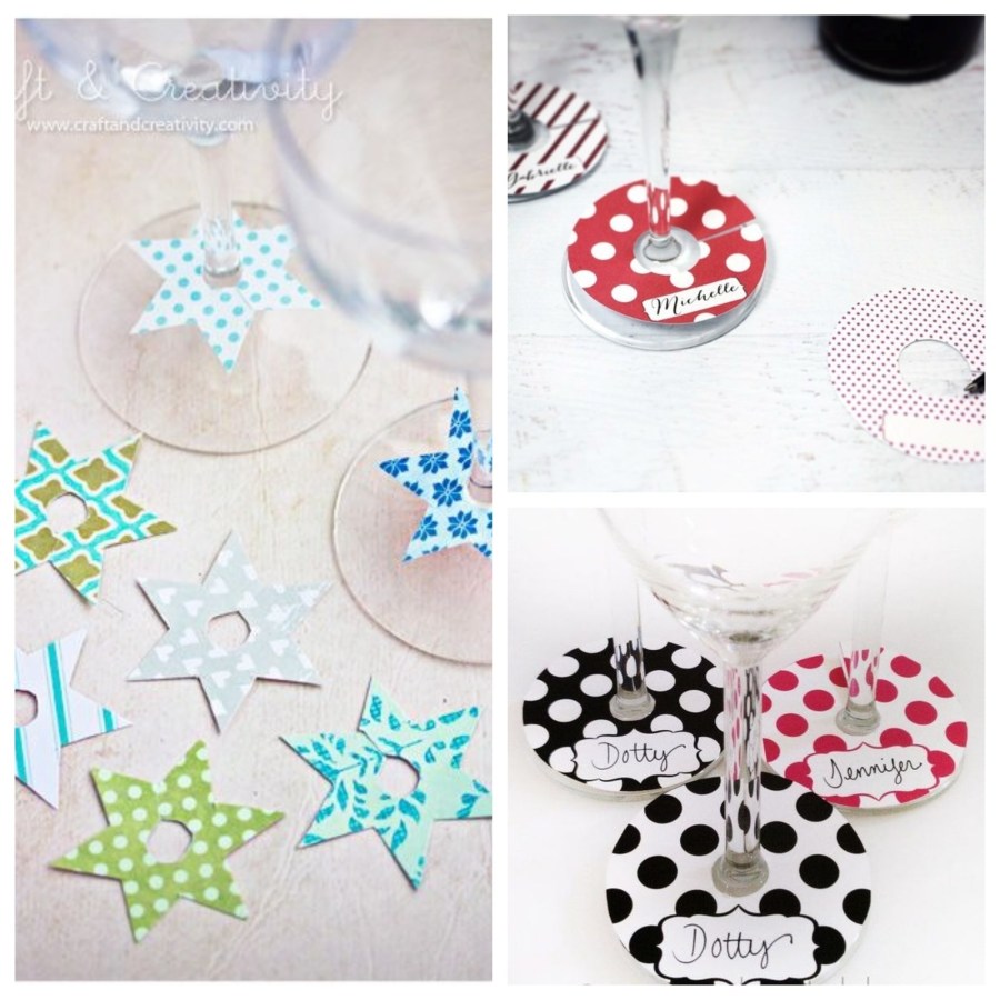 DIY - Marcadores de taças e copos