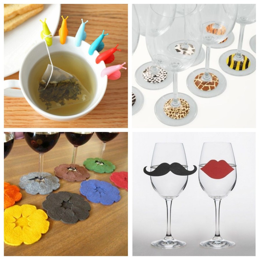 DIY - Marcadores de taças e copos