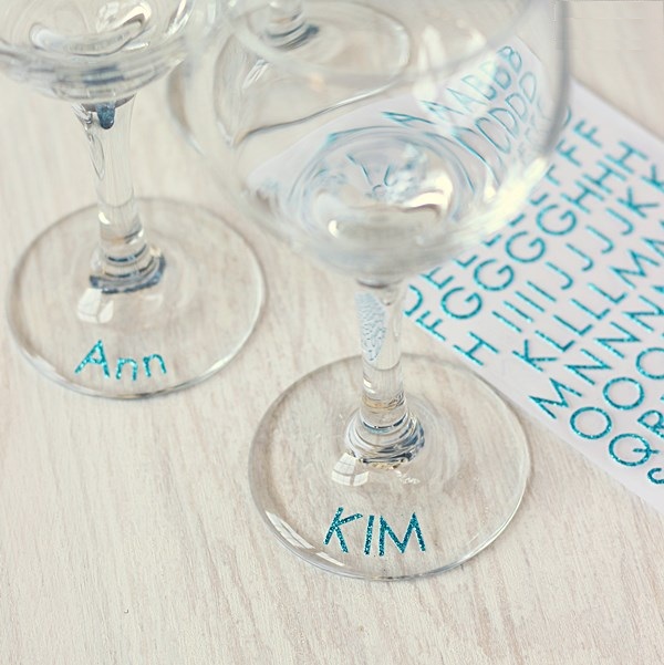 DIY - Marcadores de taças e copos