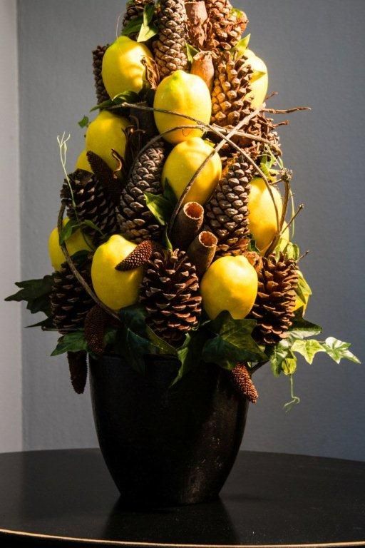 Decoração de Natal: 7 ideias que levam frutas e flores naturais